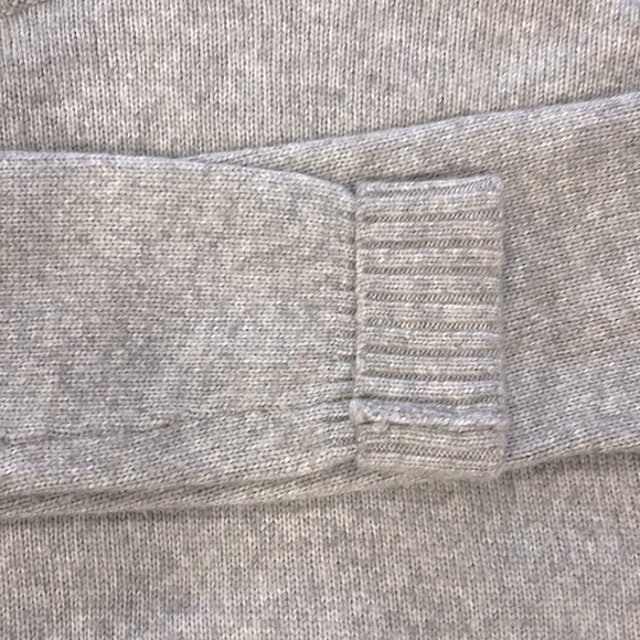 The Gap Loose Knit Oversized Tunic Vintage Sweater Light Heather Gray Small Tall - Picture 9 of 9